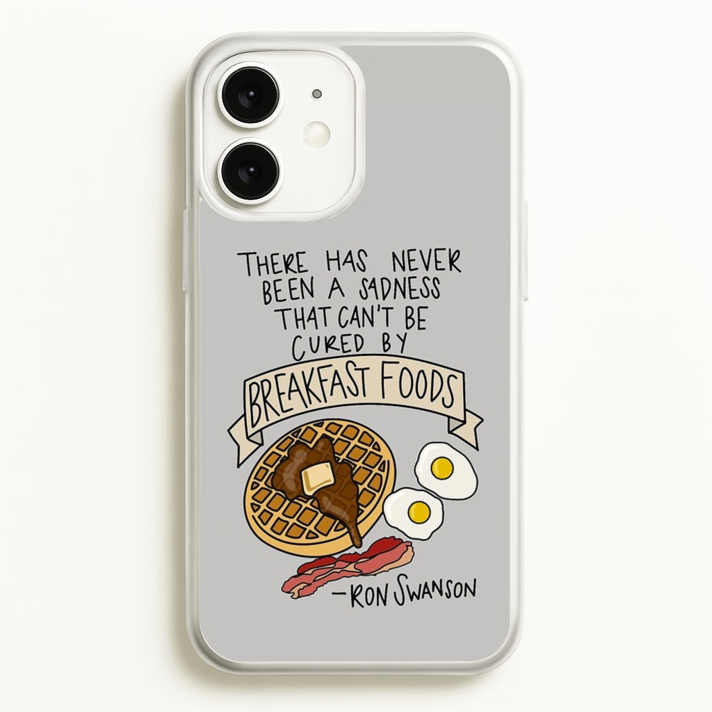 Breakfast Foods - Parks - Parks and Recreation Phone Case for iPhone 11