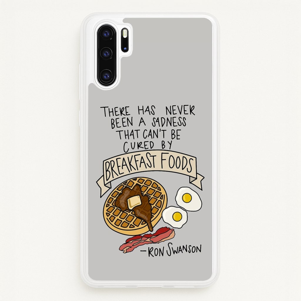 Breakfast Foods - Parks - Parks and Recreation Phone Case for Huawei P30 Pro