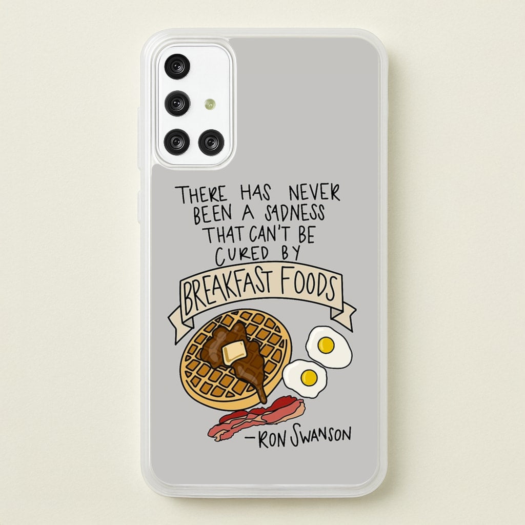 Breakfast Foods - Parks - Parks and Recreation Phone Case for Galaxy A71