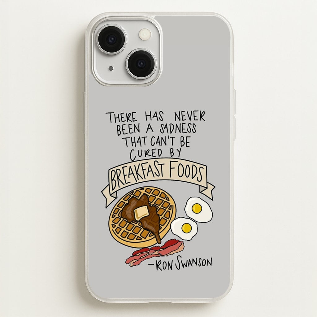 Breakfast Foods - Parks - Parks and Recreation Phone Case for iPhone 13