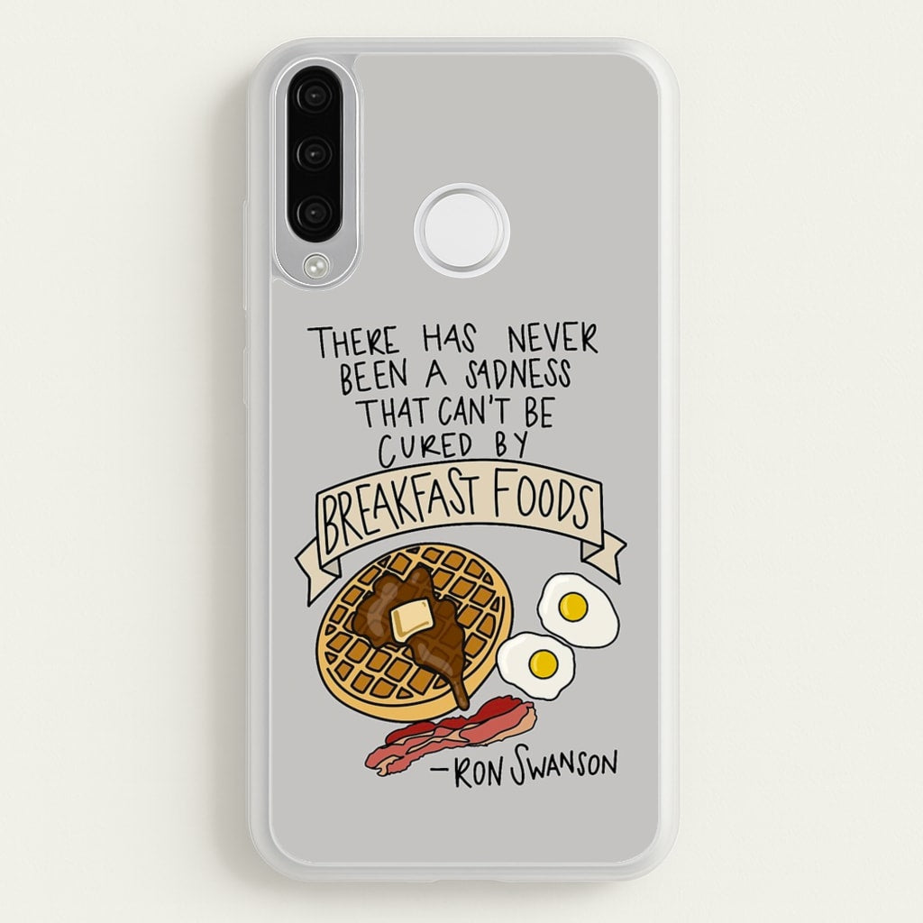 Breakfast Foods - Parks - Parks and Recreation Phone Case for Huawei P30 Lite