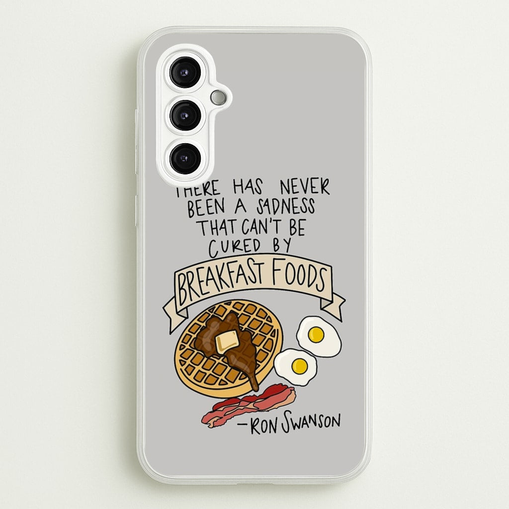 Breakfast Foods - Parks - Parks and Recreation Phone Case for Galaxy A14