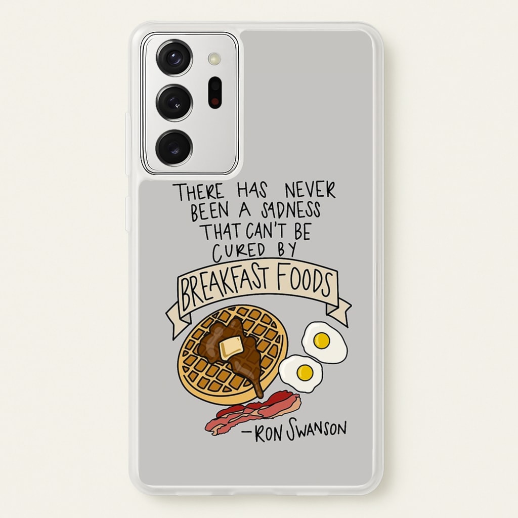 Breakfast Foods - Parks - Parks and Recreation Phone Case for Galaxy Note 20 Ultra