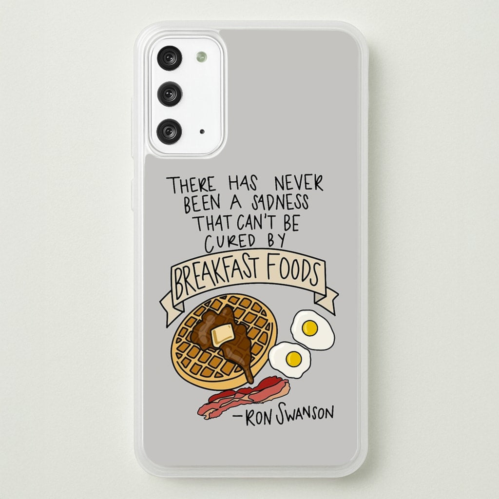 Breakfast Foods - Parks - Parks and Recreation Phone Case for Galaxy Note 20