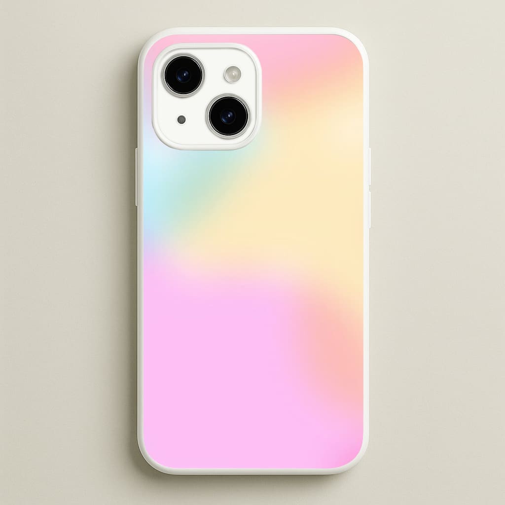 Pastel Clouds Pattern - Phone Case for iPhone 15