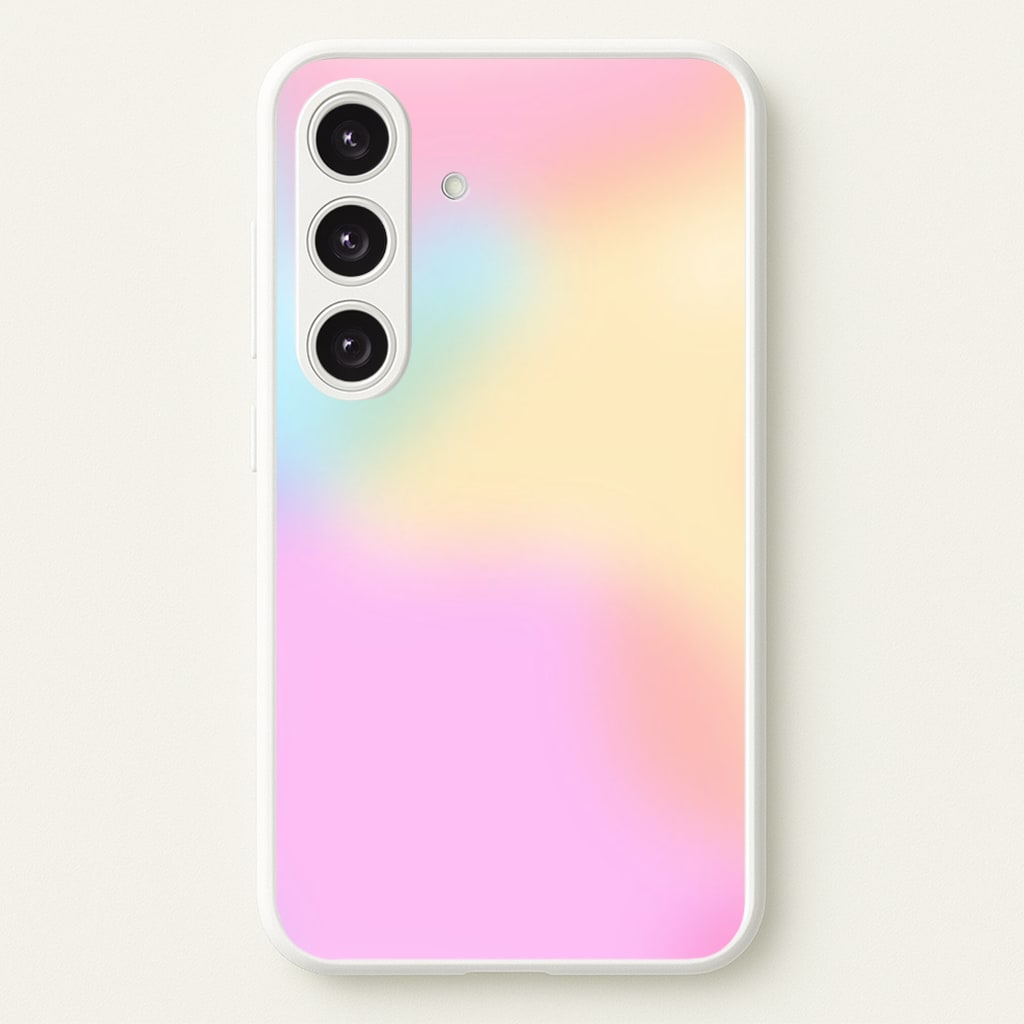 Pastel Clouds Pattern - Phone Case for Galaxy S25 Plus