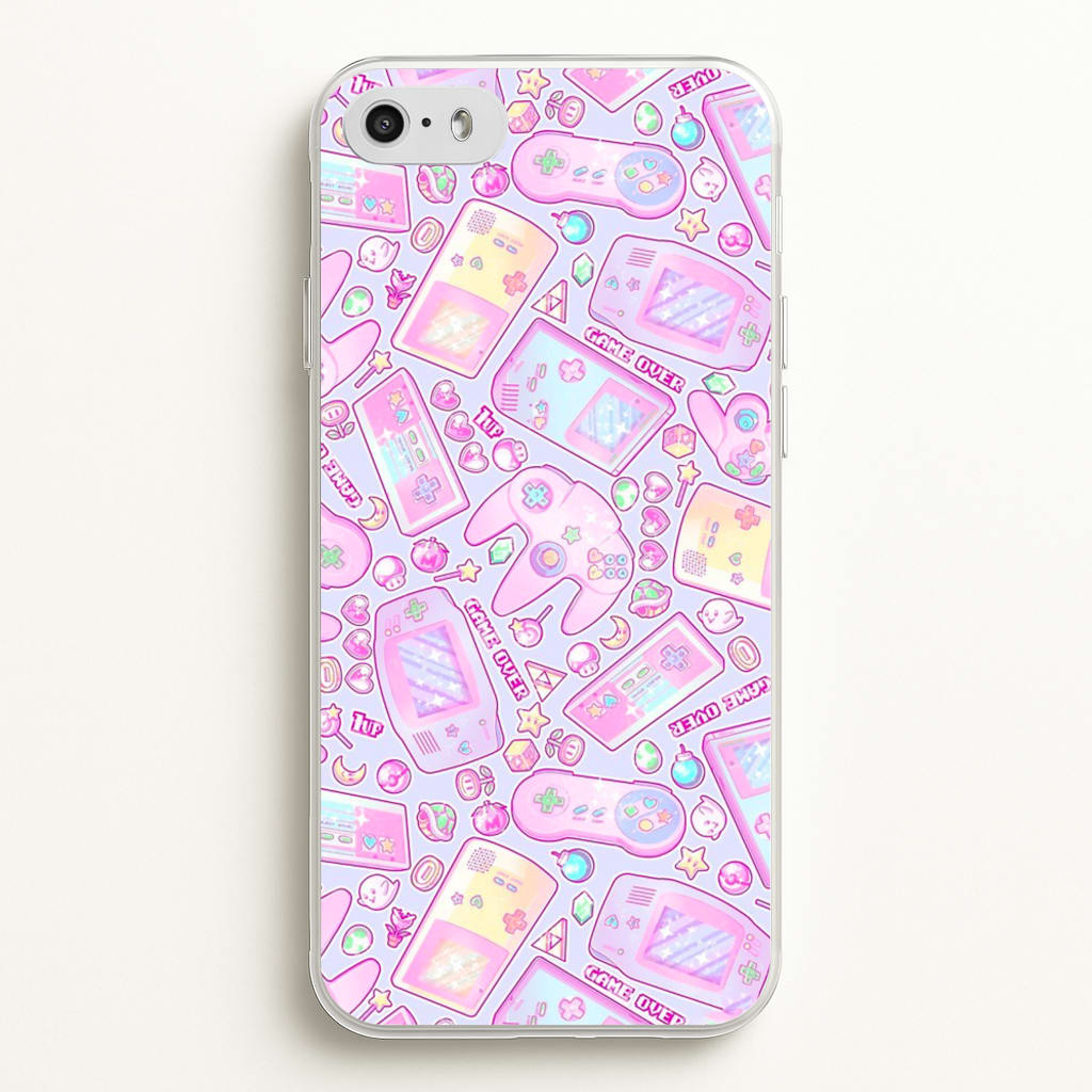 Power Up, Gaming Pattern - Phone Case for iPhone 5 / 5s / SE 2016