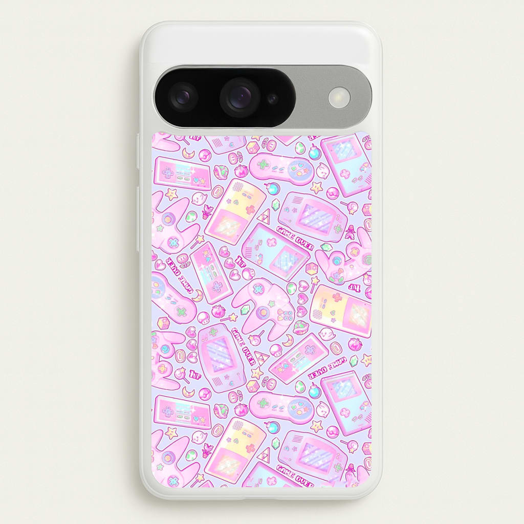 Power Up, Gaming Pattern Phone Case for Google Pixel 10 / 10 Pro