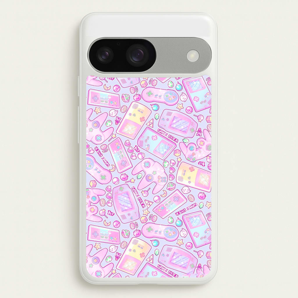 Power Up, Gaming Pattern - Phone Case for Google Pixel 9 / 9 Pro