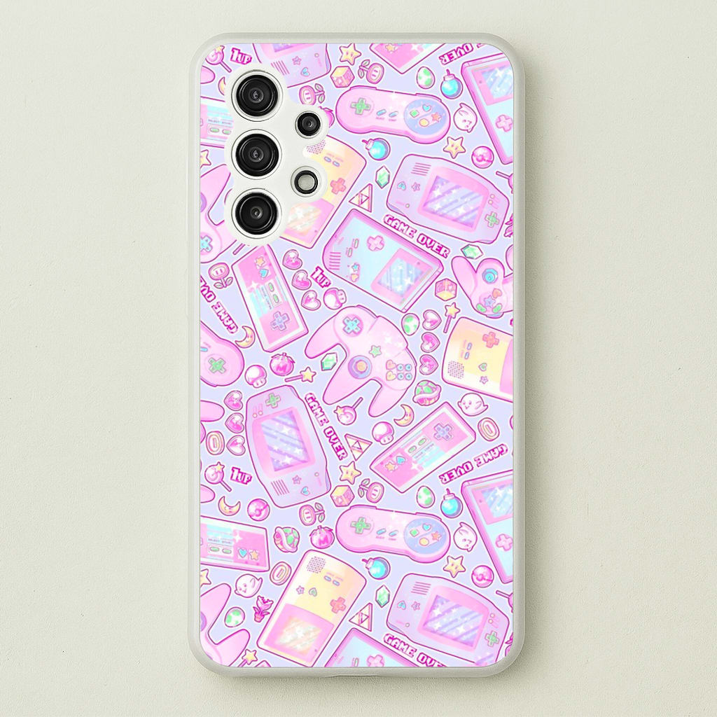 Power Up, Gaming Pattern - Phone Case for Galaxy A13