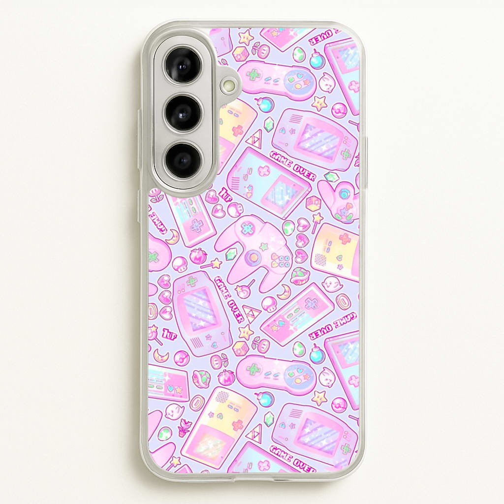 Power Up, Gaming Pattern - Phone Case for Galaxy A56