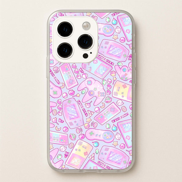 Power Up, Gaming Pattern - Phone Case for iPhone 14 Pro Max