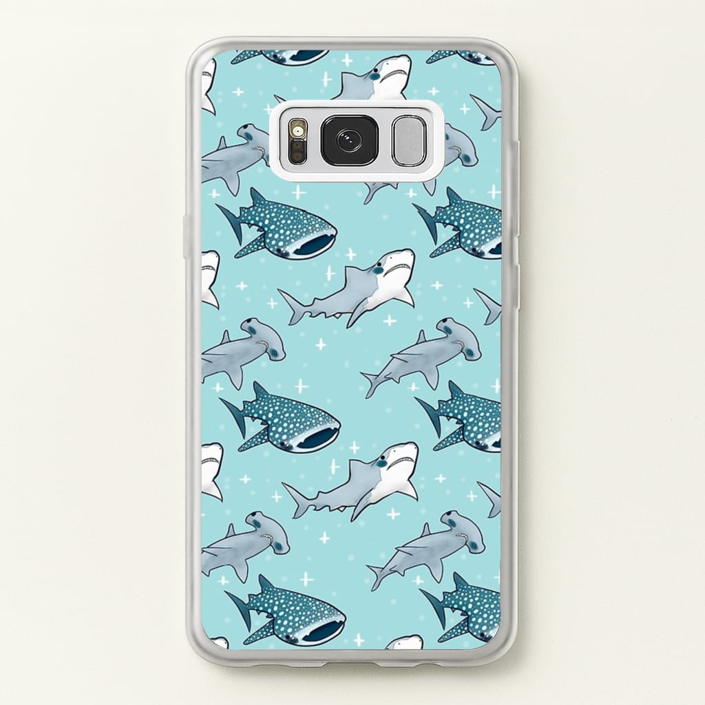 Shark Pattern - Phone Case for Galaxy S8 Plus
