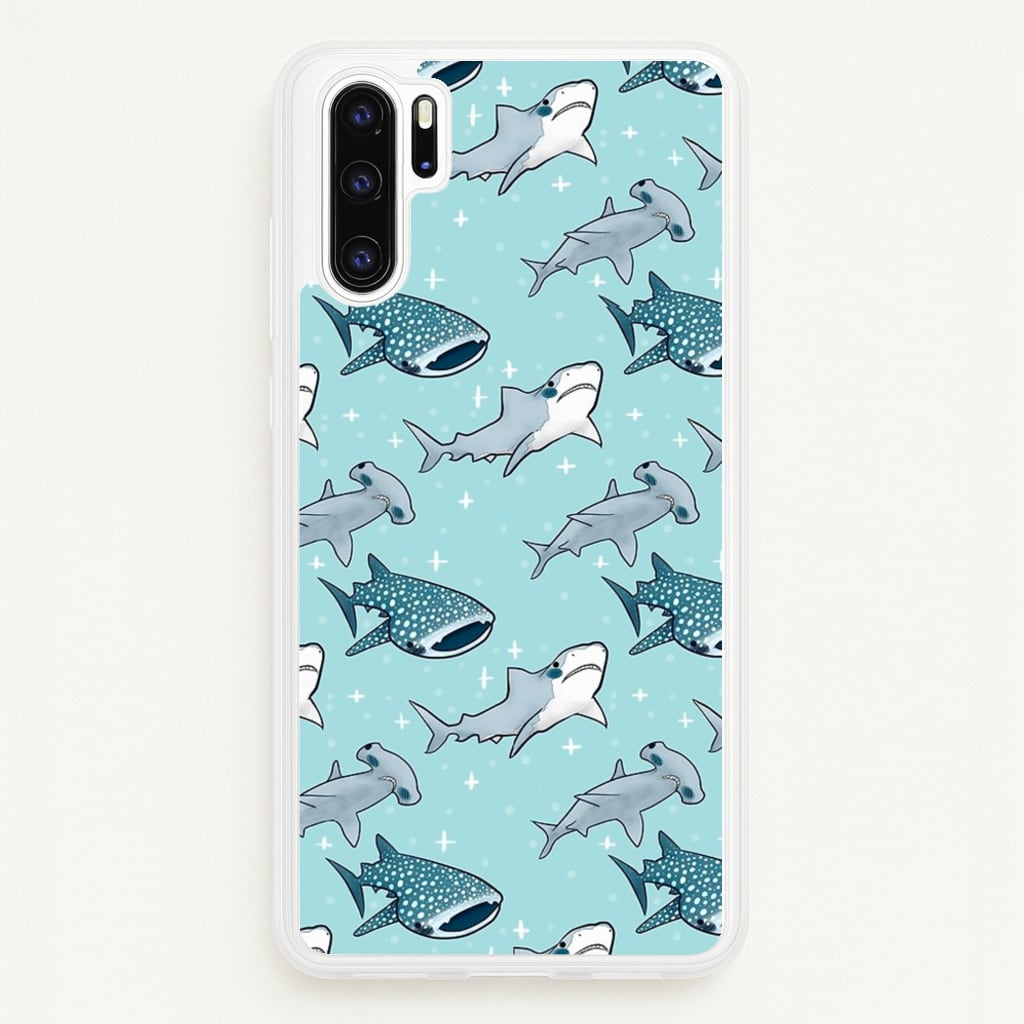 Shark Pattern - Phone Case for Huawei P30 Pro