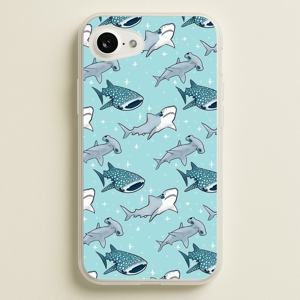 Shark Pattern - Phone Case for iPhone 16e