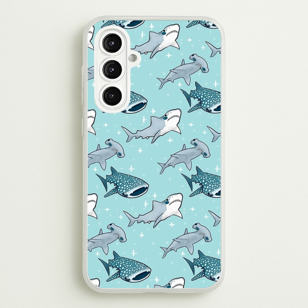 Shark Pattern - Phone Case for Galaxy A16