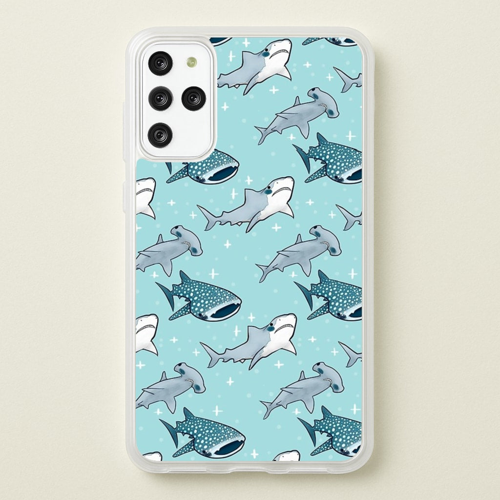 Shark Pattern - Phone Case for Galaxy S20 Plus