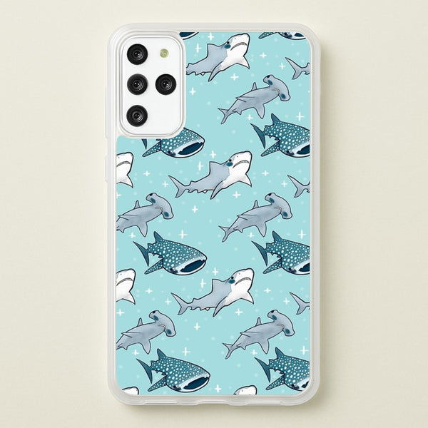 Shark Pattern - Phone Case for Galaxy S20 Plus