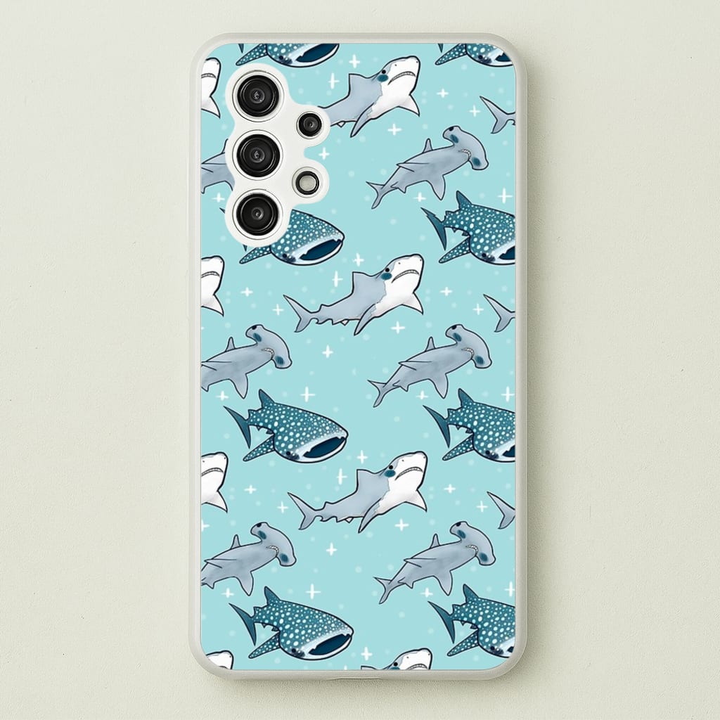 Shark Pattern - Phone Case for Galaxy A13