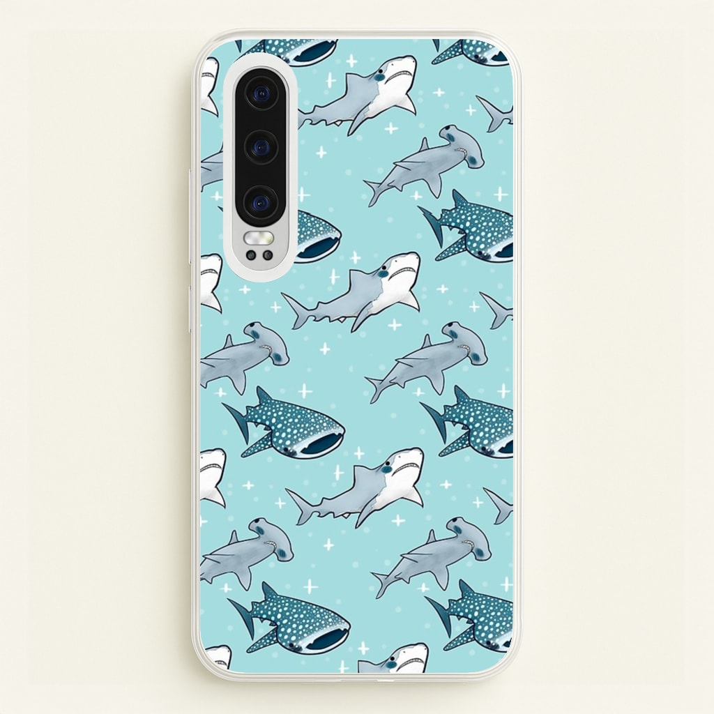 Shark Pattern - Phone Case for Huawei P30