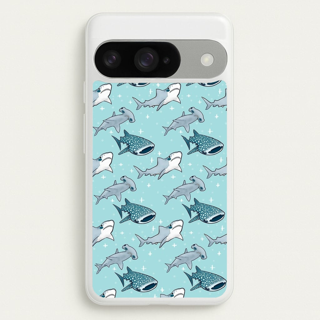 Shark Pattern Phone Case for Google Pixel 10 / 10 Pro