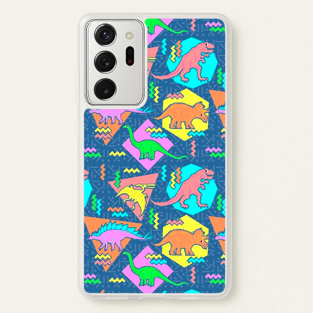 Nineties Dinosaurs Pattern - Phone Case for Galaxy Note 20 Ultra