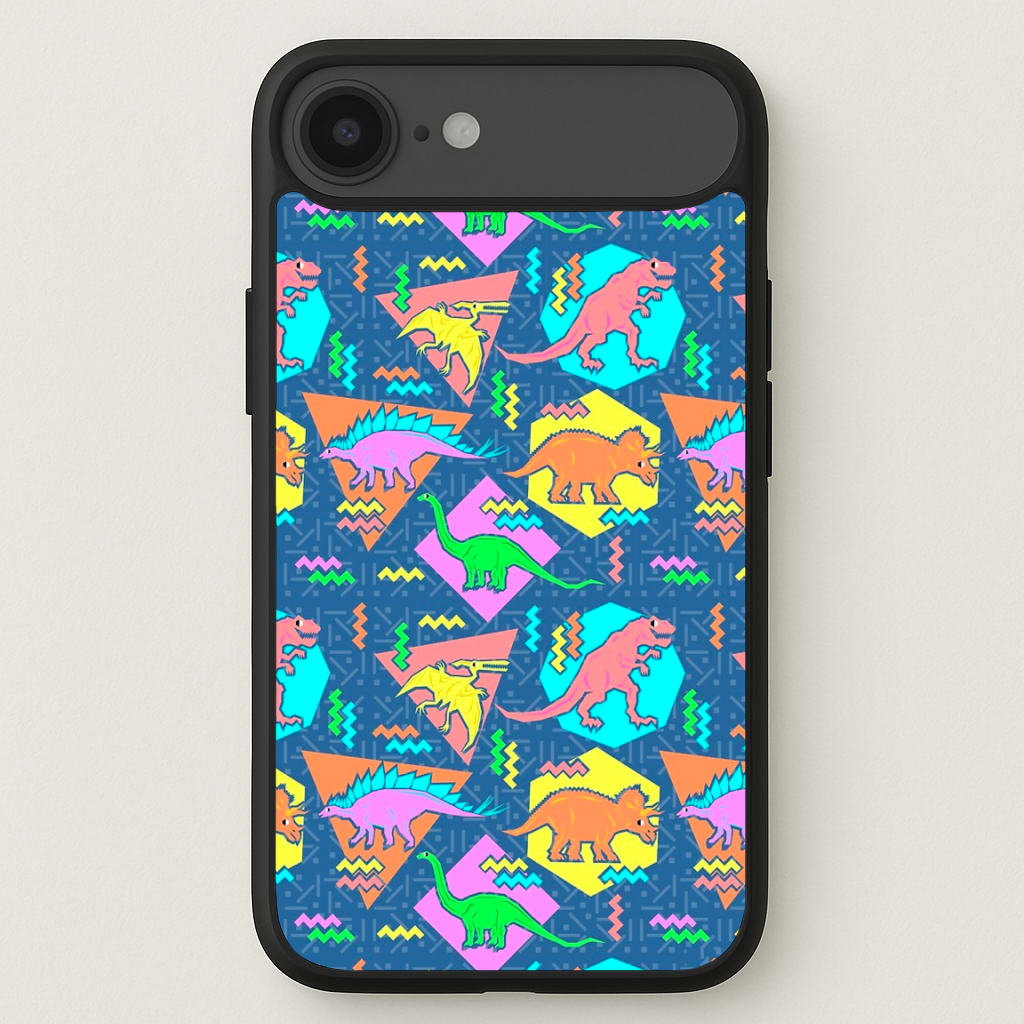 Nineties Dinosaurs Pattern Phone Case for iPhone 17 Air