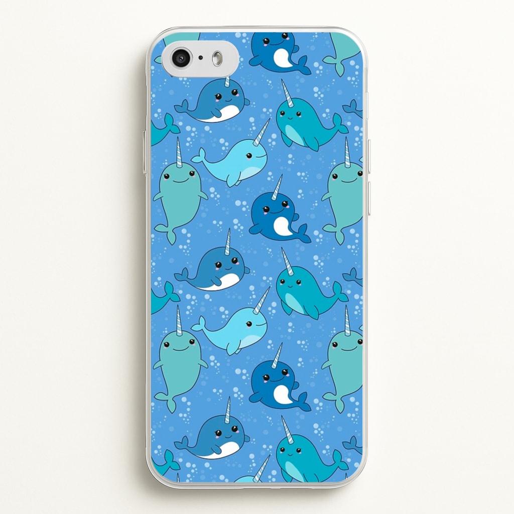 Narwhal Pattern - Phone Case for iPhone 5 / 5s / SE 2016