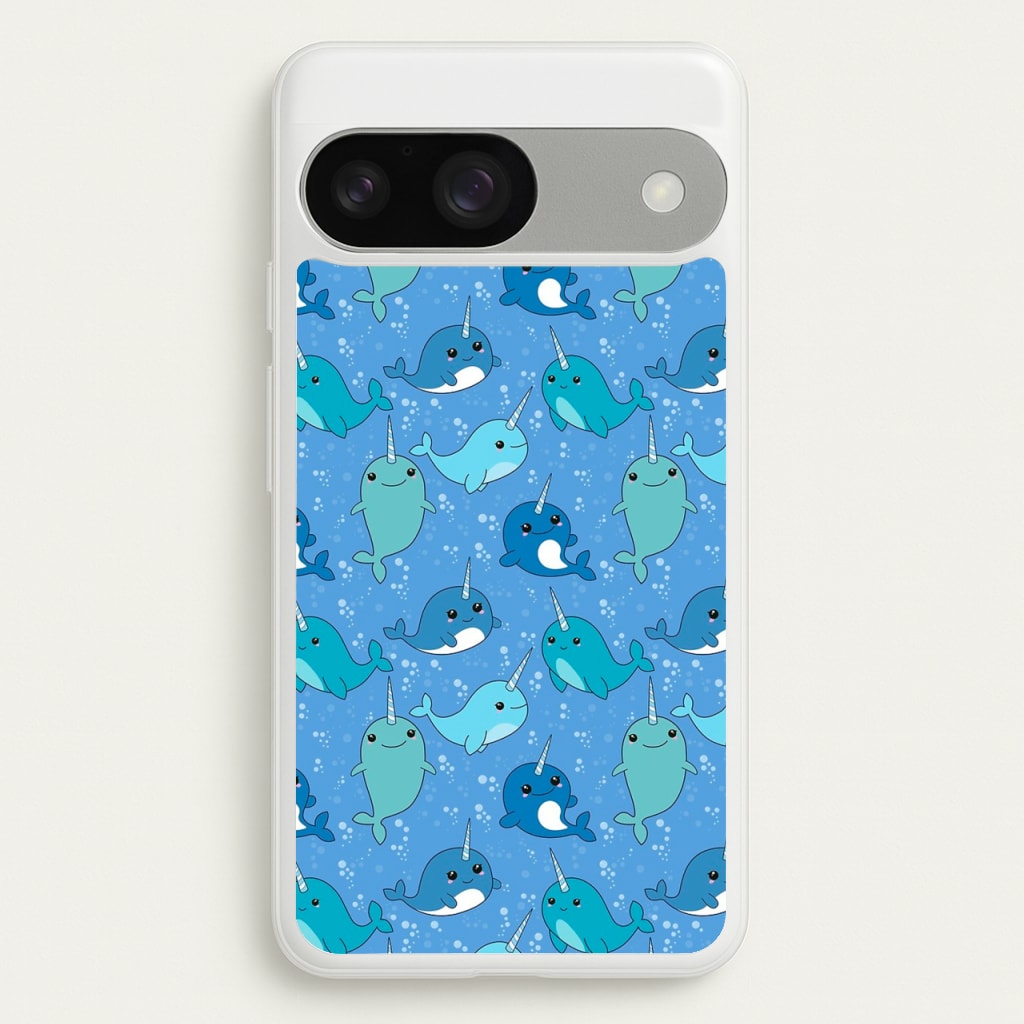 Narwhal Pattern - Phone Case for Google Pixel 9 / 9 Pro