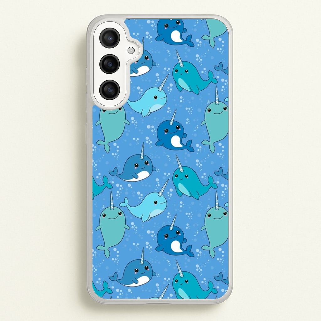 Narwhal Pattern - Phone Case for Galaxy A36