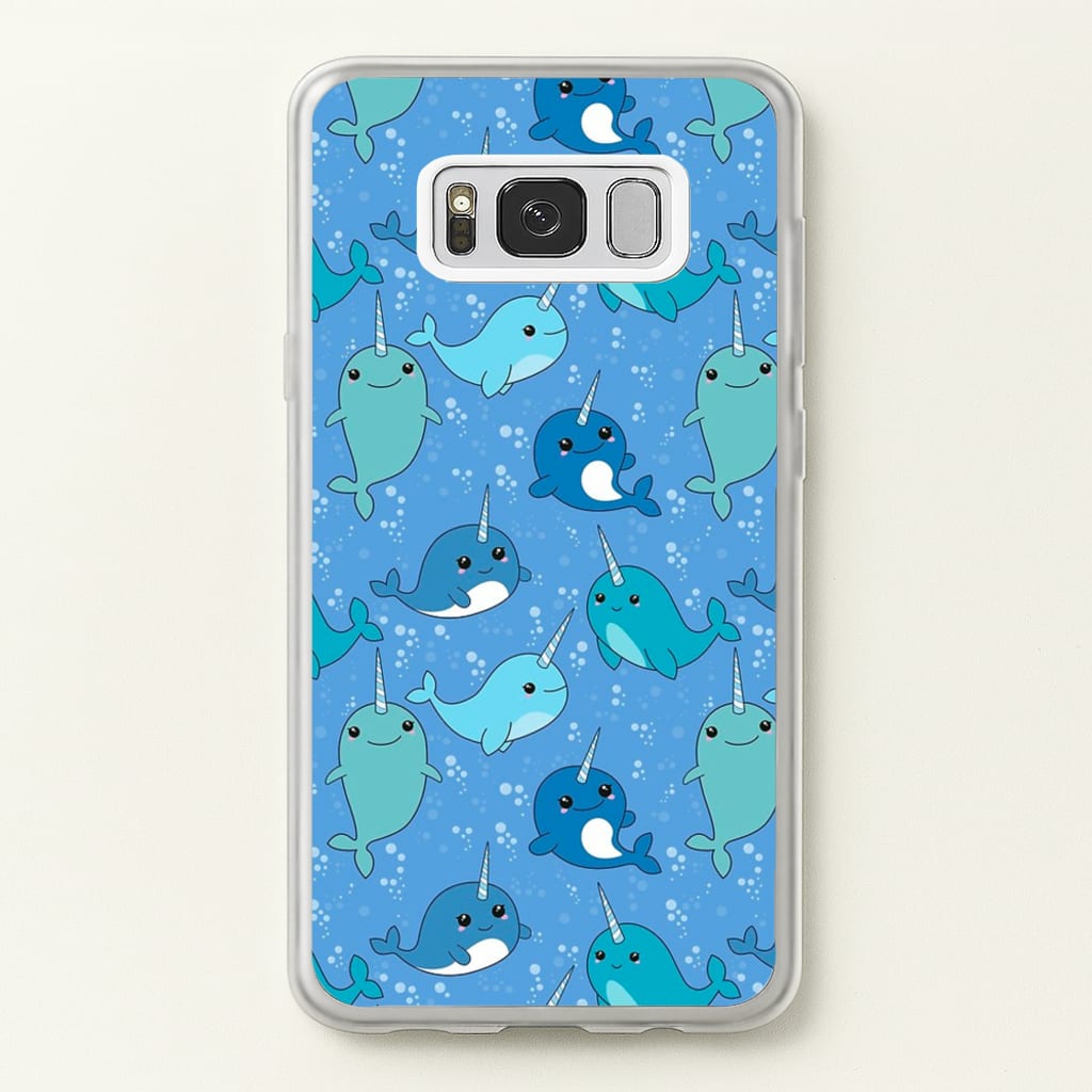 Narwhal Pattern - Phone Case for Galaxy S8 Plus