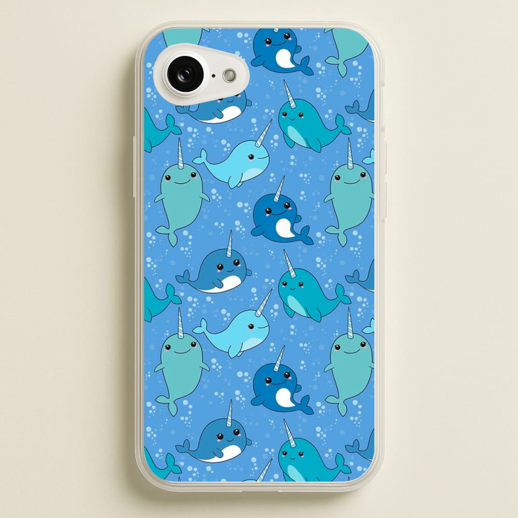 Narwhal Pattern - Phone Case for iPhone 16e