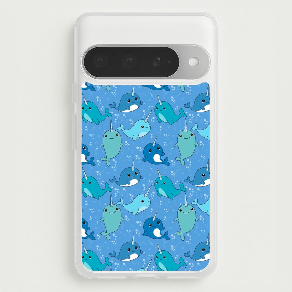 Narwhal Pattern Phone Case for Google Pixel 10 Pro XL