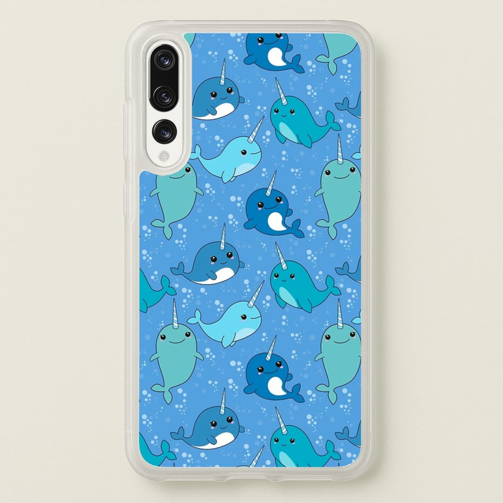 Narwhal Pattern - Phone Case for Huawei P20 Pro
