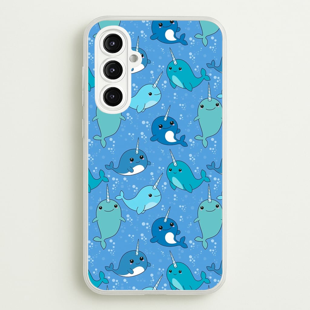 Narwhal Pattern - Phone Case for Galaxy A16