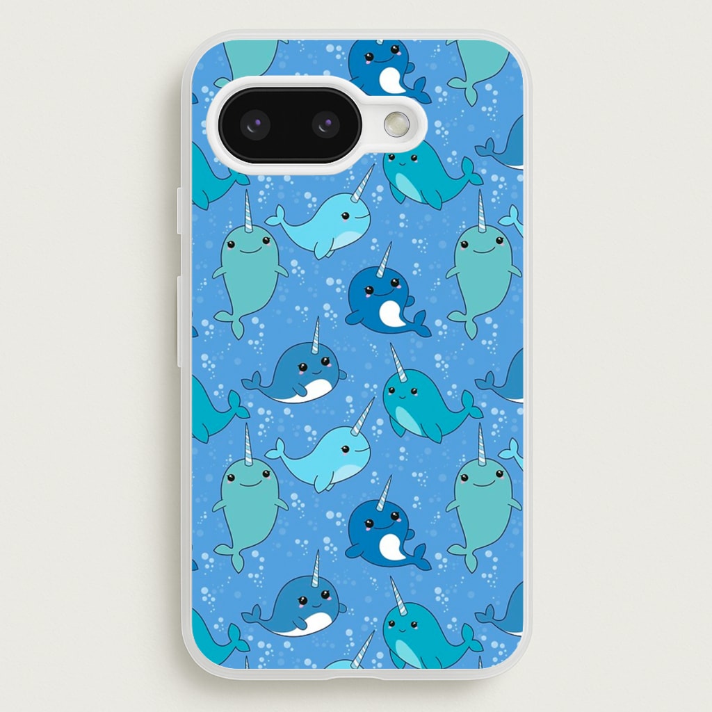 Narwhal Pattern - Phone Case for Google Pixel 9a