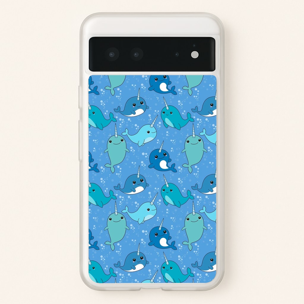 Narwhal Pattern - Phone Case for Google Pixel 6