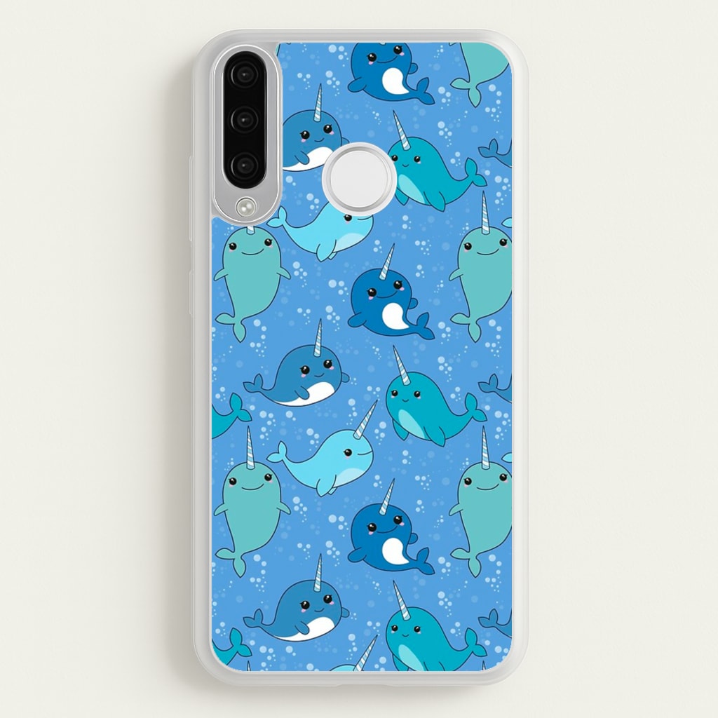 Narwhal Pattern - Phone Case for Huawei P30 Lite