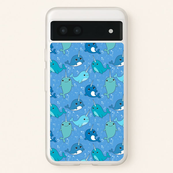 Narwhal Pattern - Phone Case for Google Pixel 7a