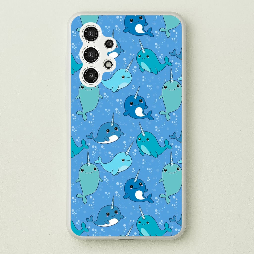Narwhal Pattern - Phone Case for Galaxy A13