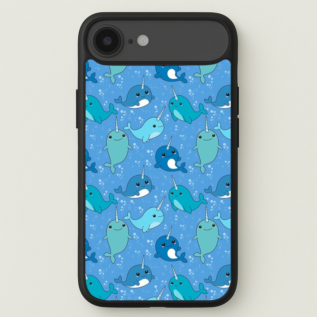 Narwhal Pattern Phone Case for iPhone 17 Air