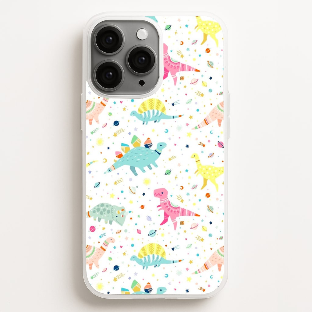 Dinosaur Pattern - Phone Case for iPhone 16 Pro Max