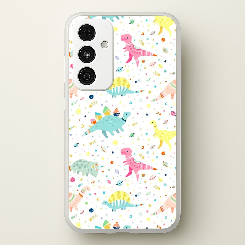 Dinosaur Pattern - Phone Case for Galaxy A35