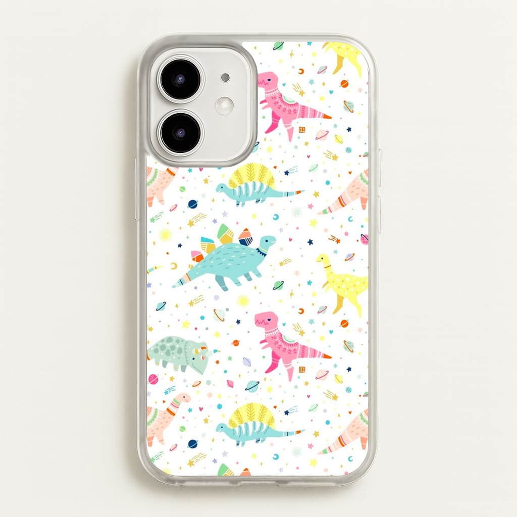 Dinosaur Pattern - Phone Case for iPhone 12 / 12 Pro