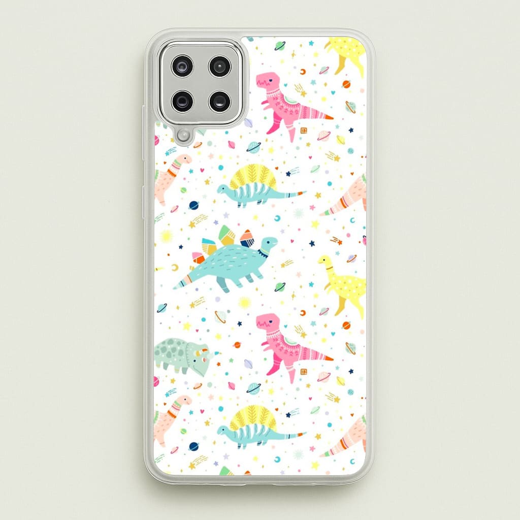 Dinosaur Pattern - Phone Case for Galaxy A12