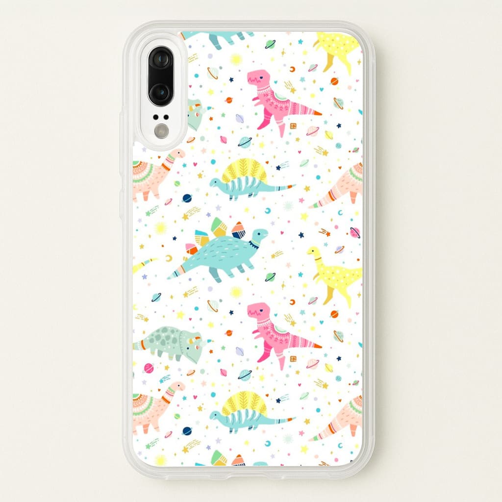 Dinosaur Pattern - Phone Case for Huawei P20