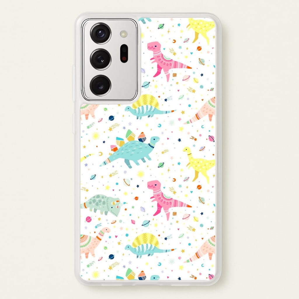 Dinosaur Pattern - Phone Case for Galaxy Note 20 Ultra