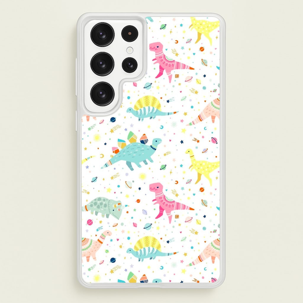 Dinosaur Pattern - Phone Case for Galaxy S23 Ultra