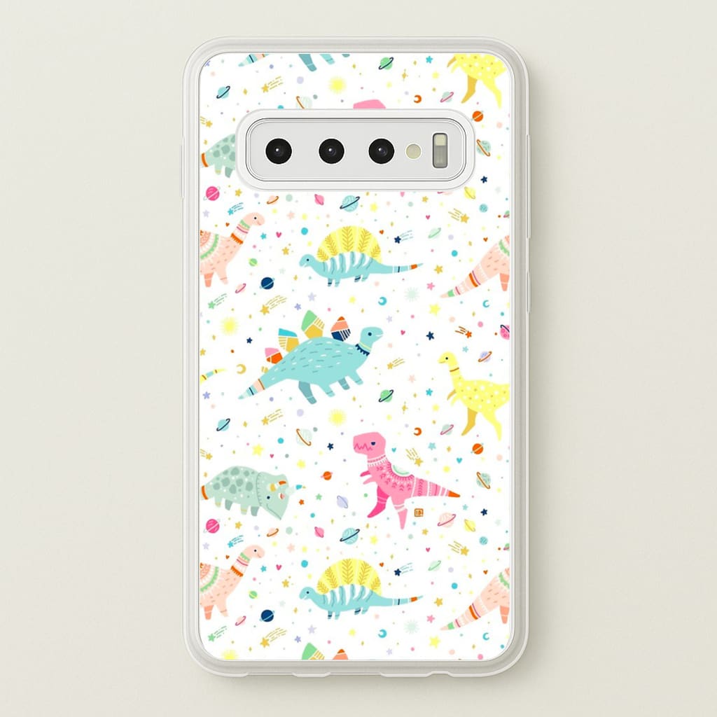 Dinosaur Pattern - Phone Case for Galaxy S10