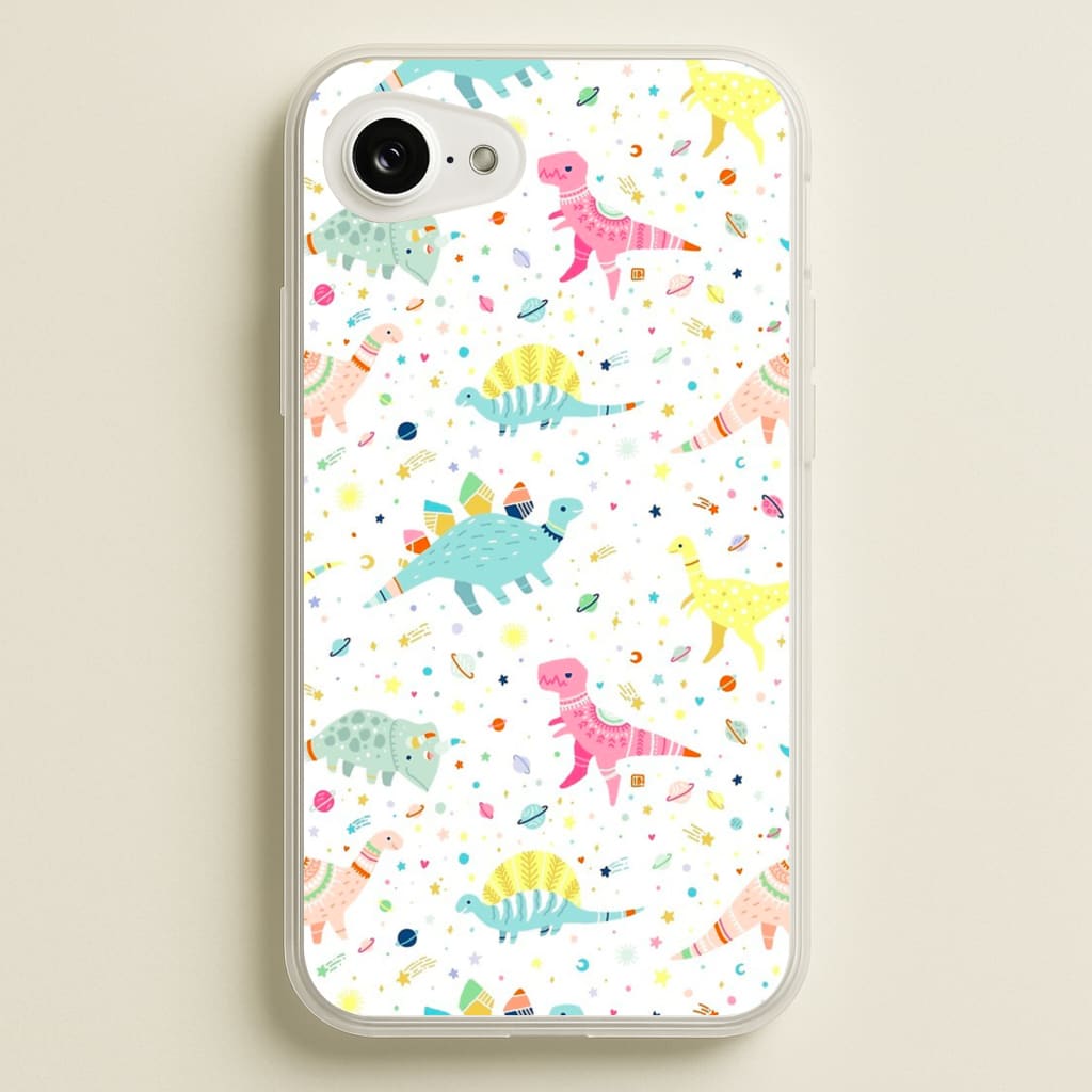 Dinosaur Pattern - Phone Case for iPhone 16e